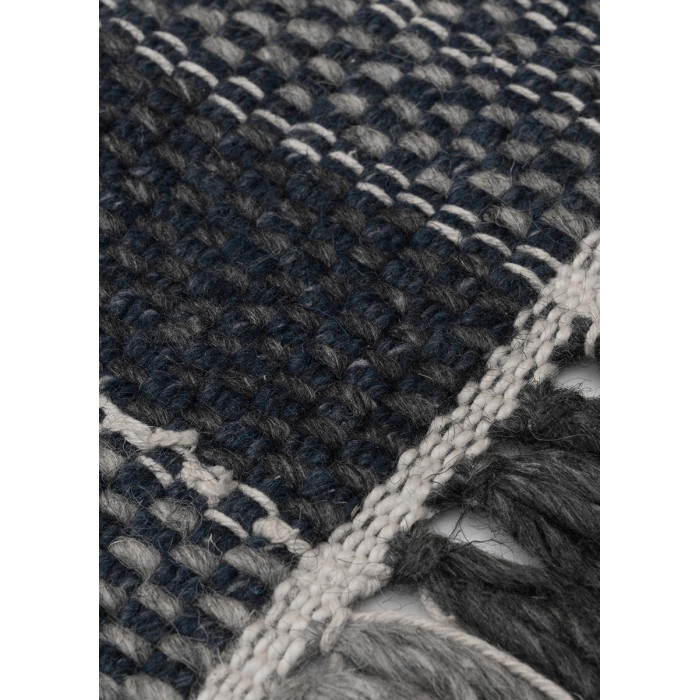 Alfombra NORTON BLACK GRAY (Handmade Collection)
